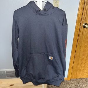 Carhartt dark grey hooded sweatshirt